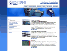 Tablet Screenshot of corfine.com